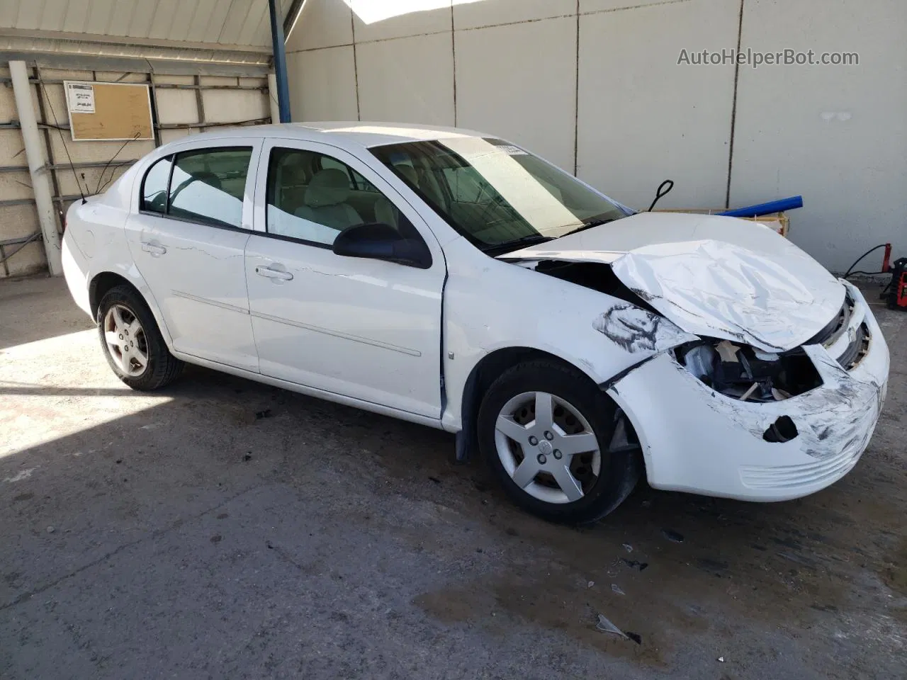 2007 Chevrolet Cobalt Ls Белый vin: 1G1AK55F577311992