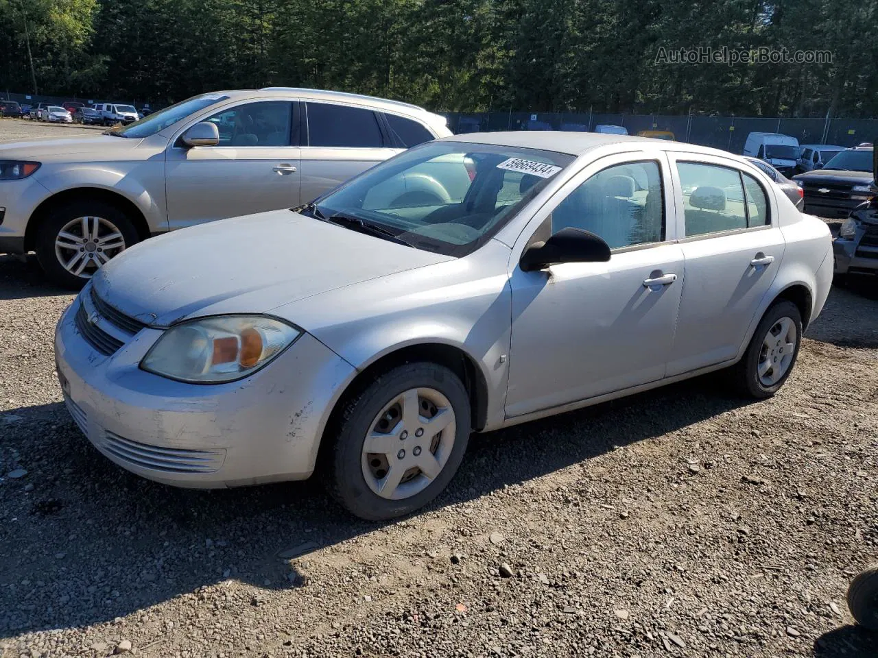 2007 Chevrolet Cobalt Ls Silver vin: 1G1AK55F577316528