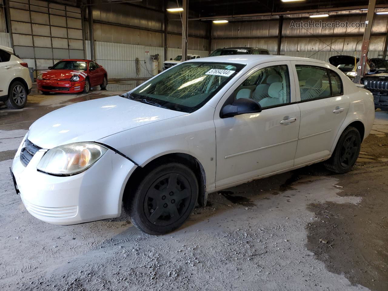 2007 Chevrolet Cobalt Ls White vin: 1G1AK55F577389236