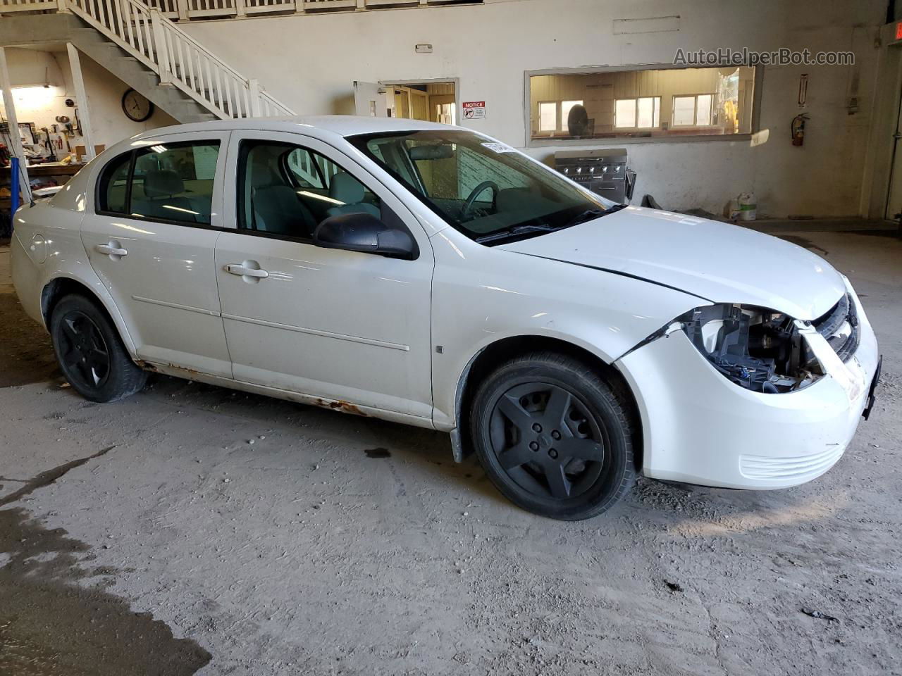 2007 Chevrolet Cobalt Ls White vin: 1G1AK55F577389236