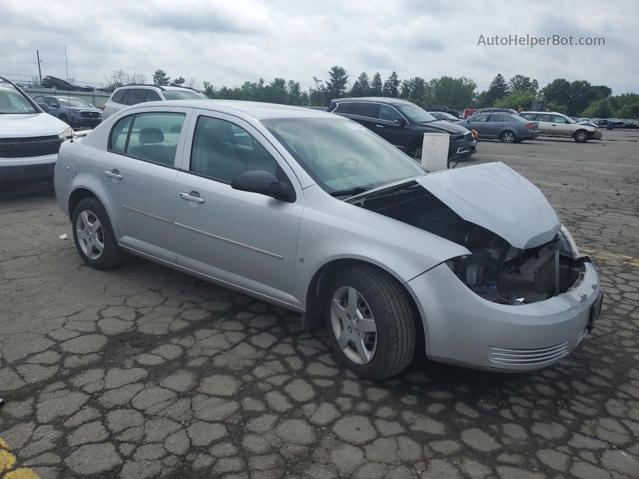 2007 Chevrolet Cobalt Ls Silver vin: 1G1AK55F577399071