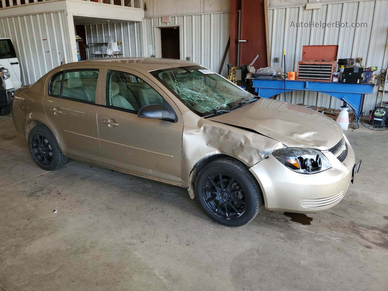 2007 Chevrolet Cobalt Ls Tan vin: 1G1AK55F777342418