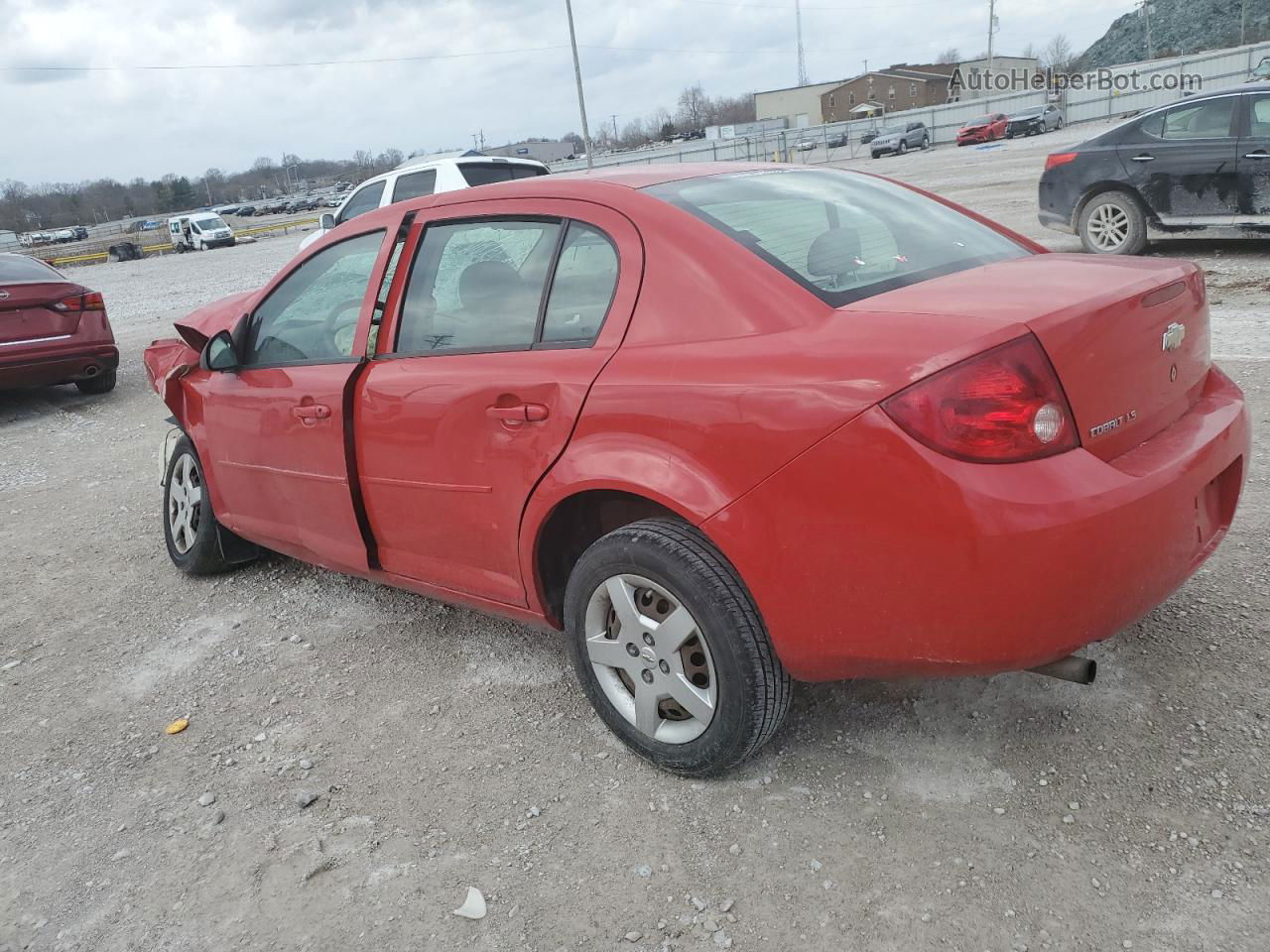 2007 Chevrolet Cobalt Ls Red vin: 1G1AK55F877179603