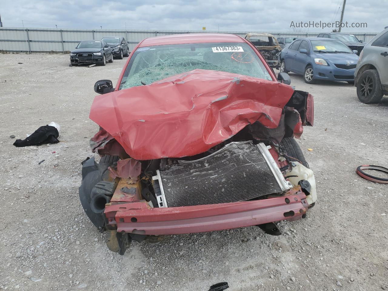 2007 Chevrolet Cobalt Ls Red vin: 1G1AK55F877179603