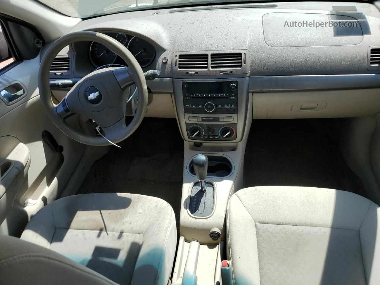 2007 Chevrolet Cobalt Ls Beige vin: 1G1AK55F877207643