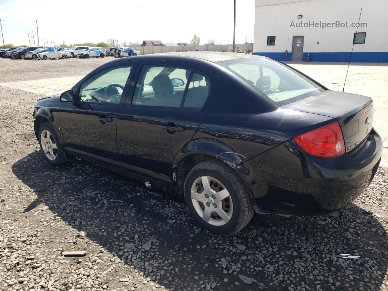 2007 Chevrolet Cobalt Ls Black vin: 1G1AK55F877404229