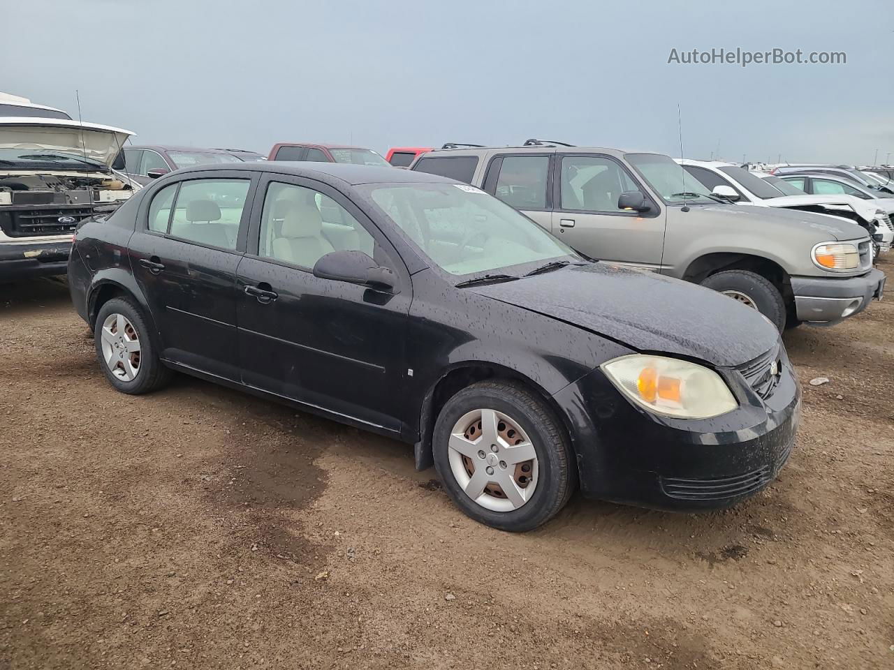 2007 Chevrolet Cobalt Ls Черный vin: 1G1AK55F977153186