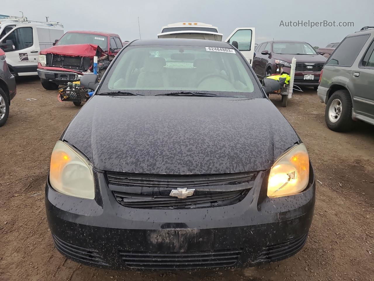 2007 Chevrolet Cobalt Ls Black vin: 1G1AK55F977153186