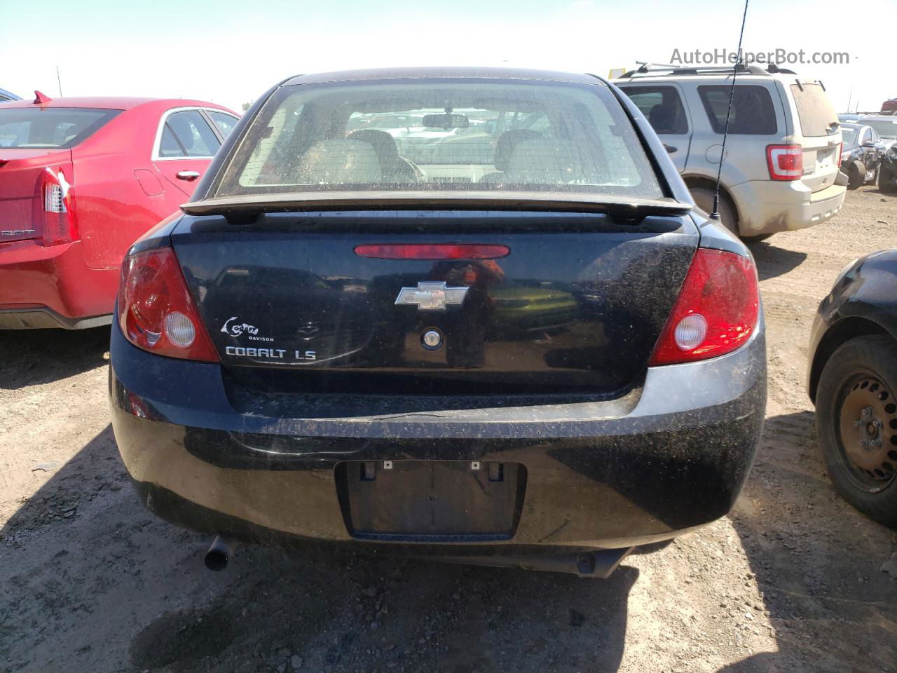 2007 Chevrolet Cobalt Ls Black vin: 1G1AK55F977153186