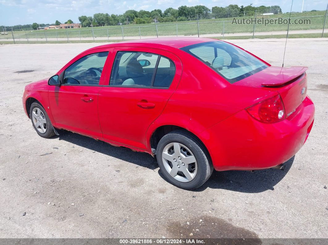 2007 Chevrolet Cobalt Ls Red vin: 1G1AK55F977344865