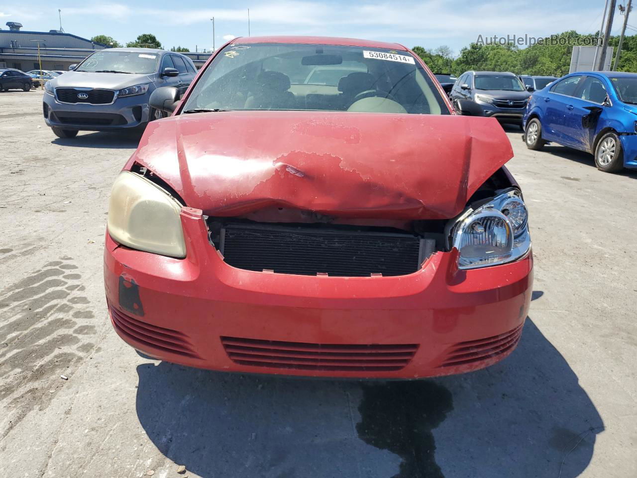 2007 Chevrolet Cobalt Ls Red vin: 1G1AK55FX77175648