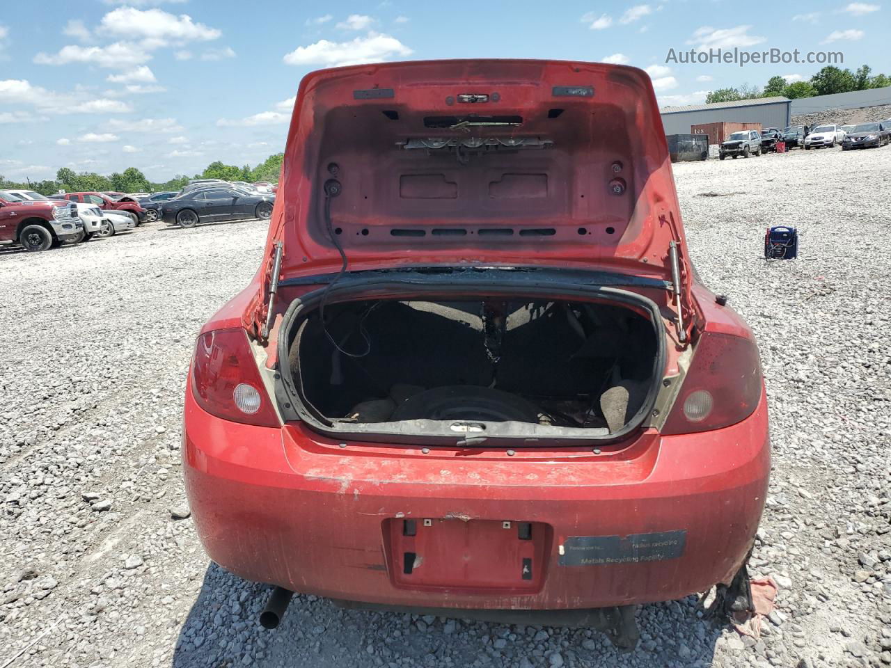 2007 Chevrolet Cobalt Ls Red vin: 1G1AK55FX77346351