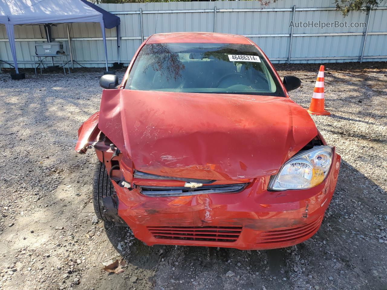 2007 Chevrolet Cobalt Ls Red vin: 1G1AK55FX77363974