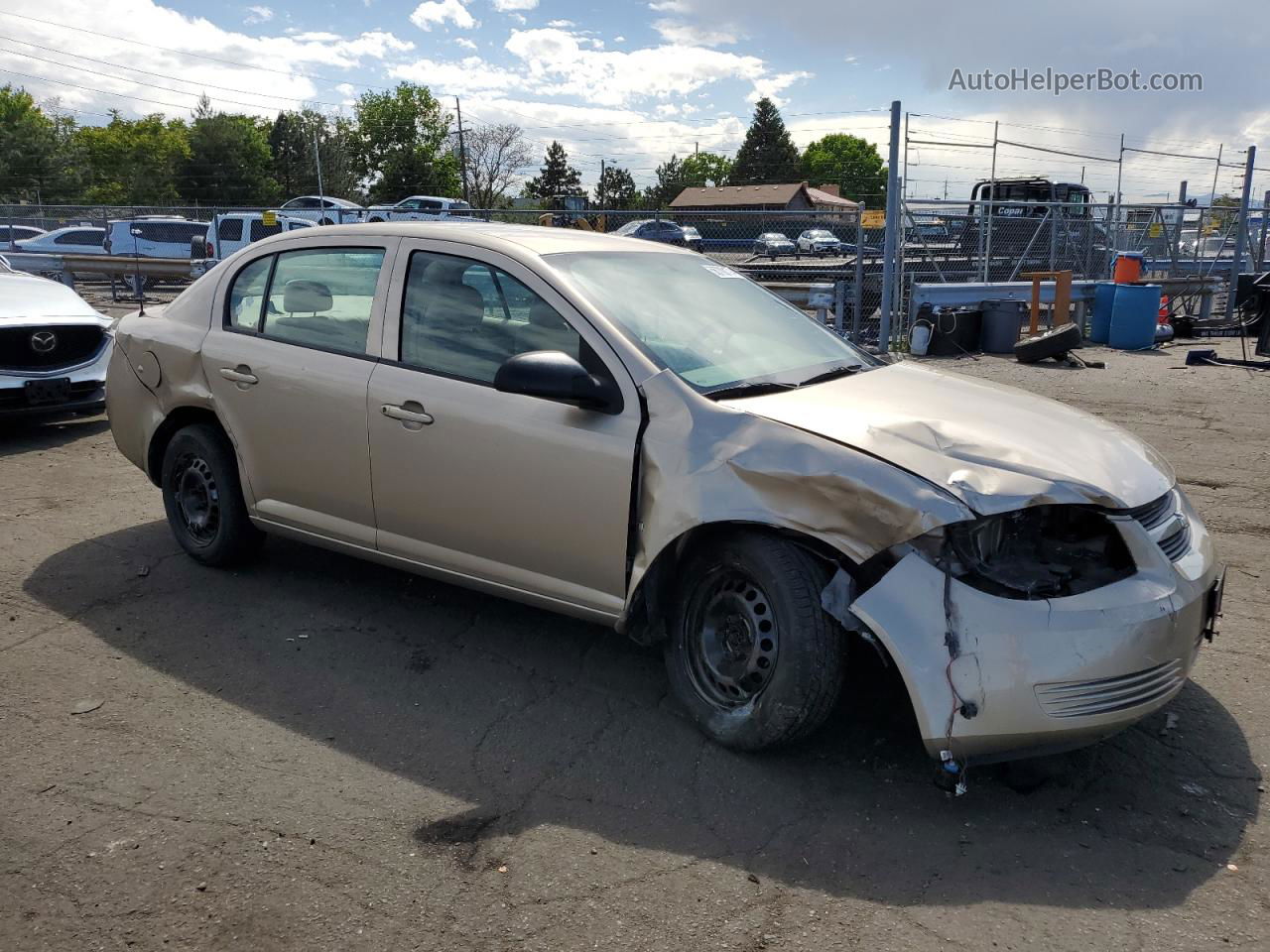 2007 Chevrolet Cobalt Ls Gold vin: 1G1AK55FX77377874