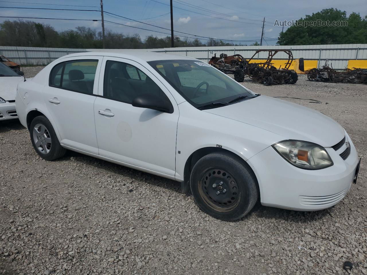 2007 Chevrolet Cobalt Ls White vin: 1G1AK58F077246237