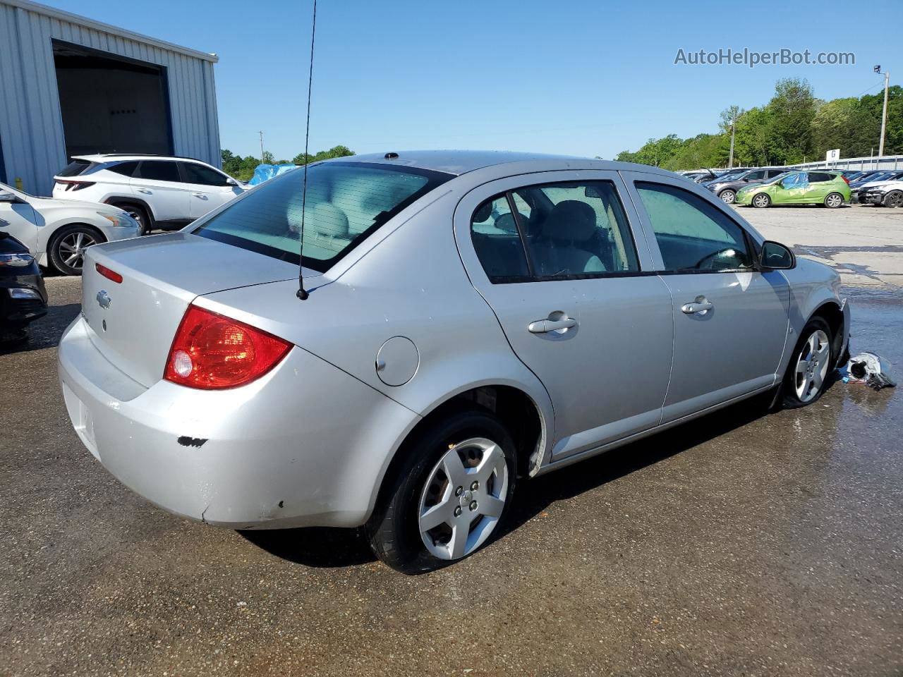 2008 Chevrolet Cobalt Ls Silver vin: 1G1AK58F087240553