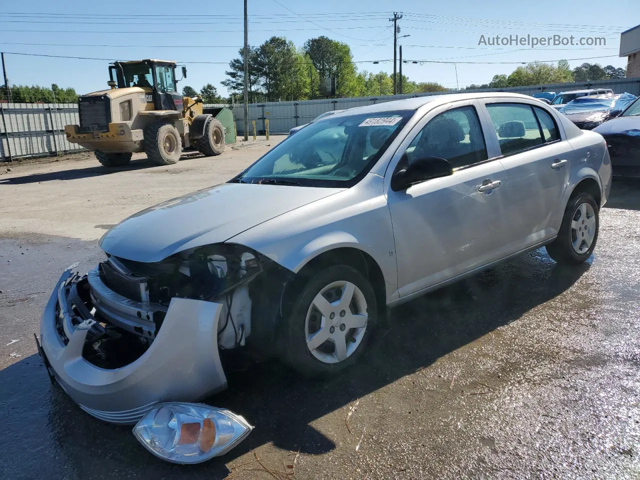 2008 Chevrolet Cobalt Ls Silver vin: 1G1AK58F087240553