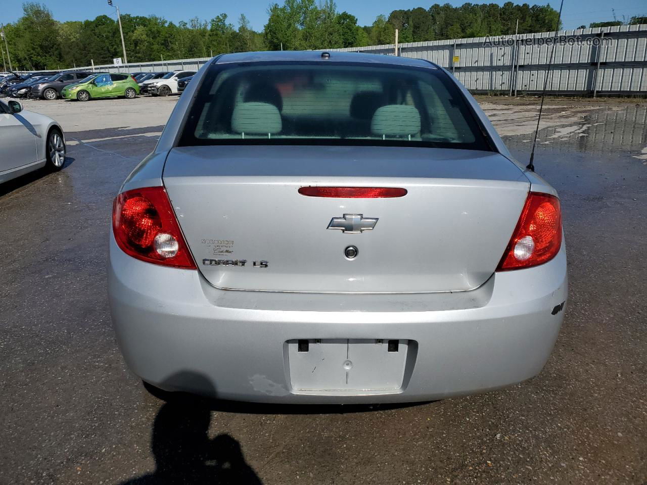 2008 Chevrolet Cobalt Ls Silver vin: 1G1AK58F087240553