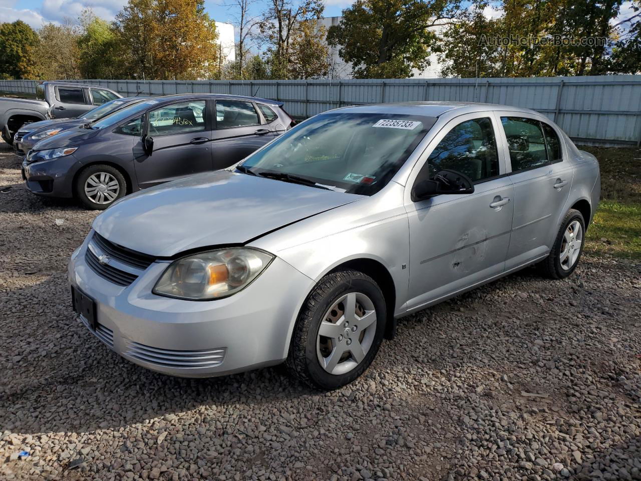 2008 Chevrolet Cobalt Ls Silver vin: 1G1AK58F087256137