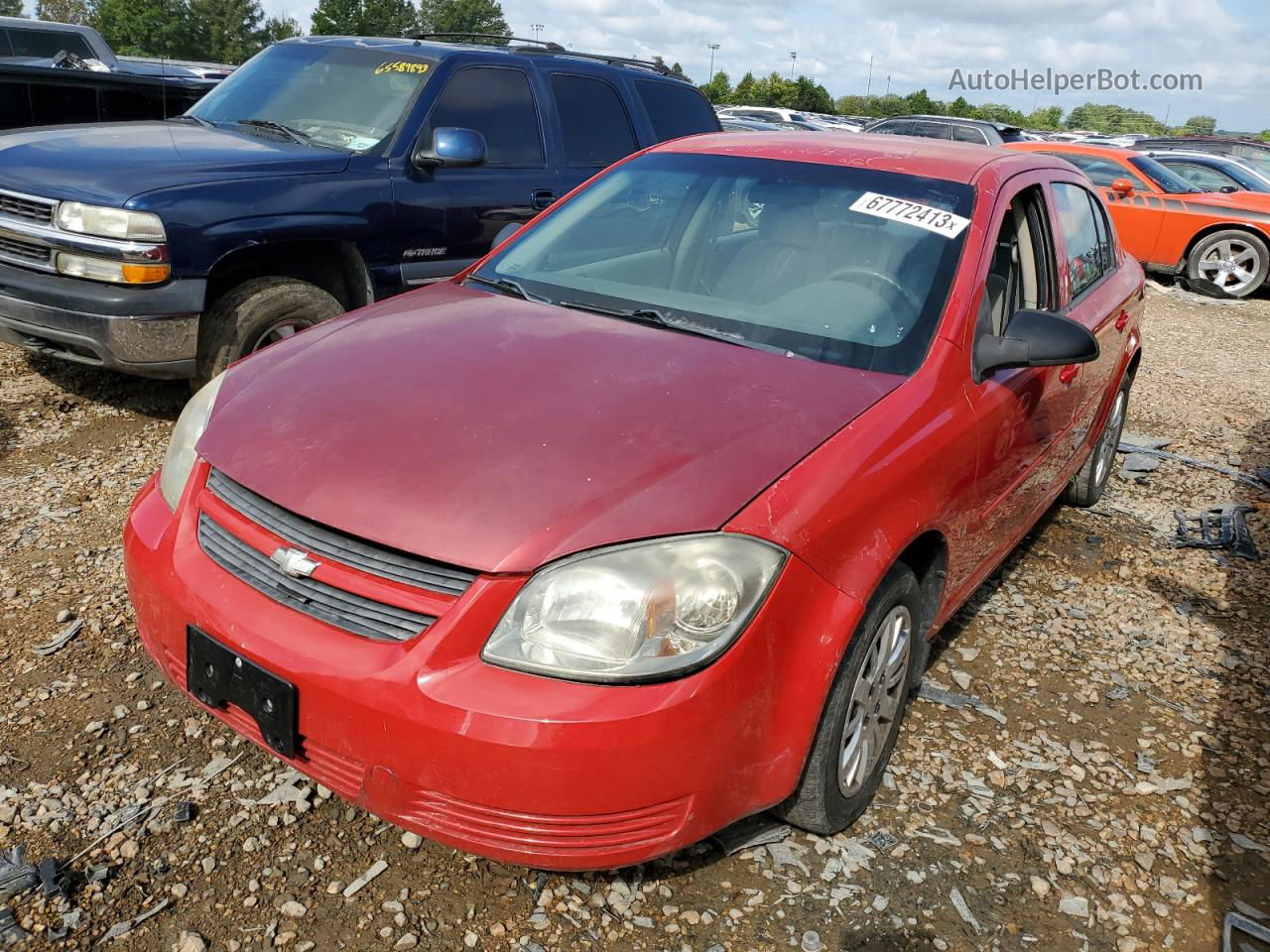 2007 Chevrolet Cobalt Ls Red vin: 1G1AK58F177285323