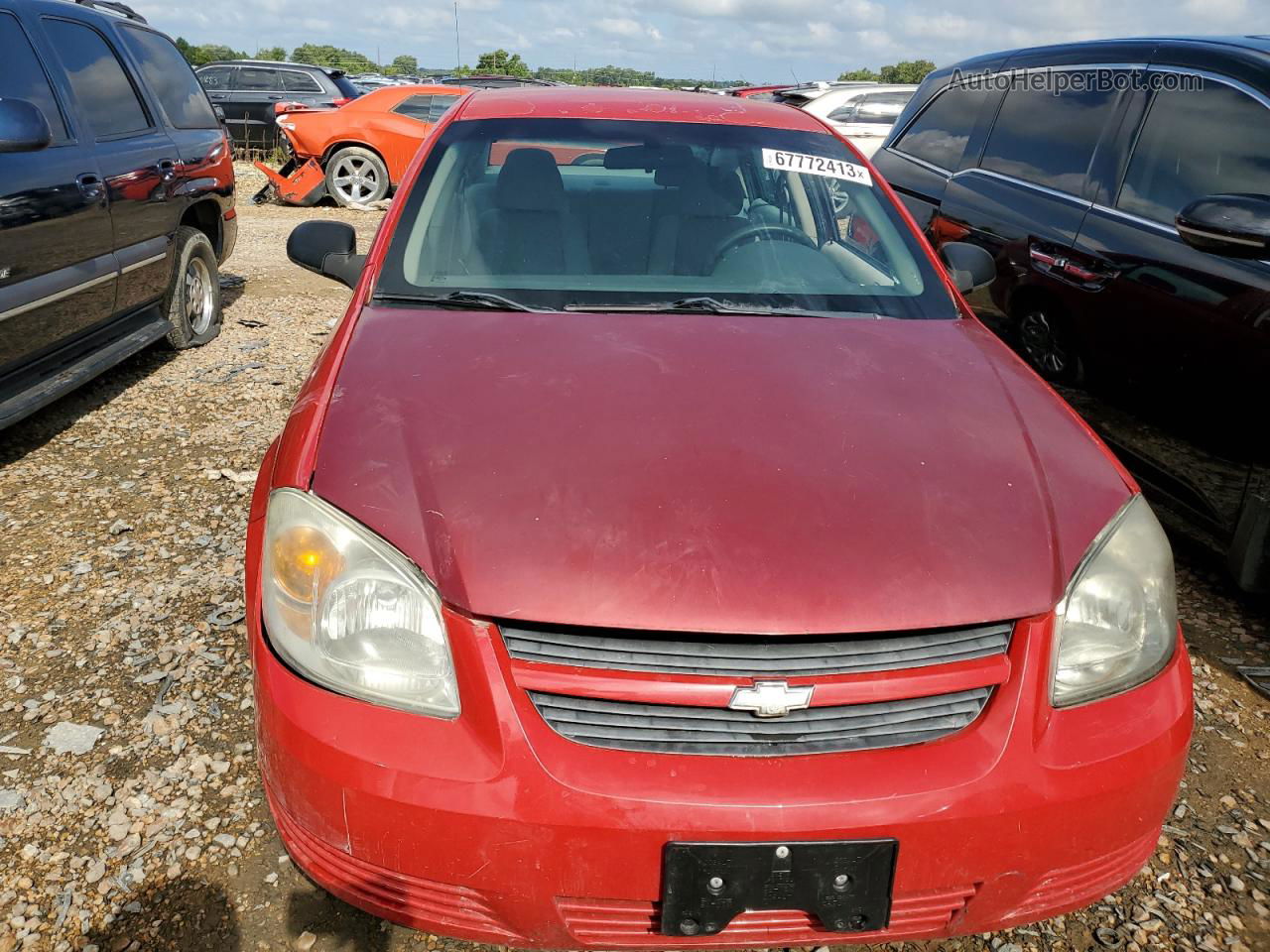 2007 Chevrolet Cobalt Ls Red vin: 1G1AK58F177285323