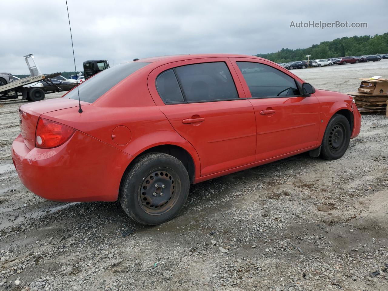 2008 Chevrolet Cobalt Ls Red vin: 1G1AK58F187183778