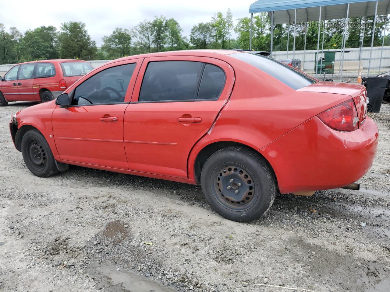 2008 Chevrolet Cobalt Ls Красный vin: 1G1AK58F187183778