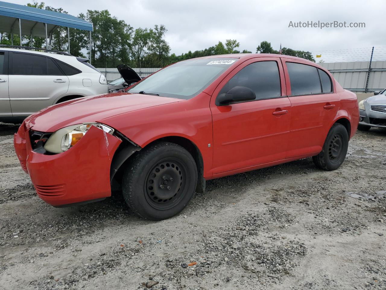 2008 Chevrolet Cobalt Ls Red vin: 1G1AK58F187183778