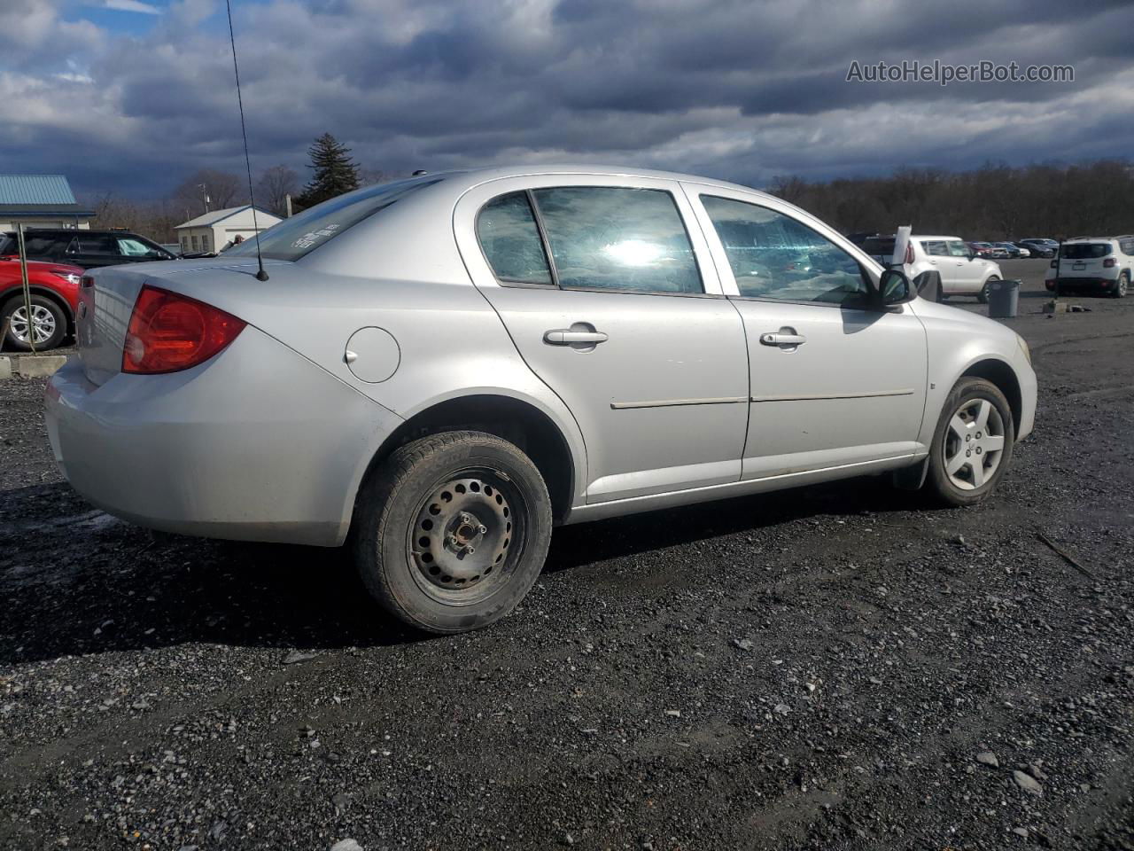 2008 Chevrolet Cobalt Ls Silver vin: 1G1AK58F187190911