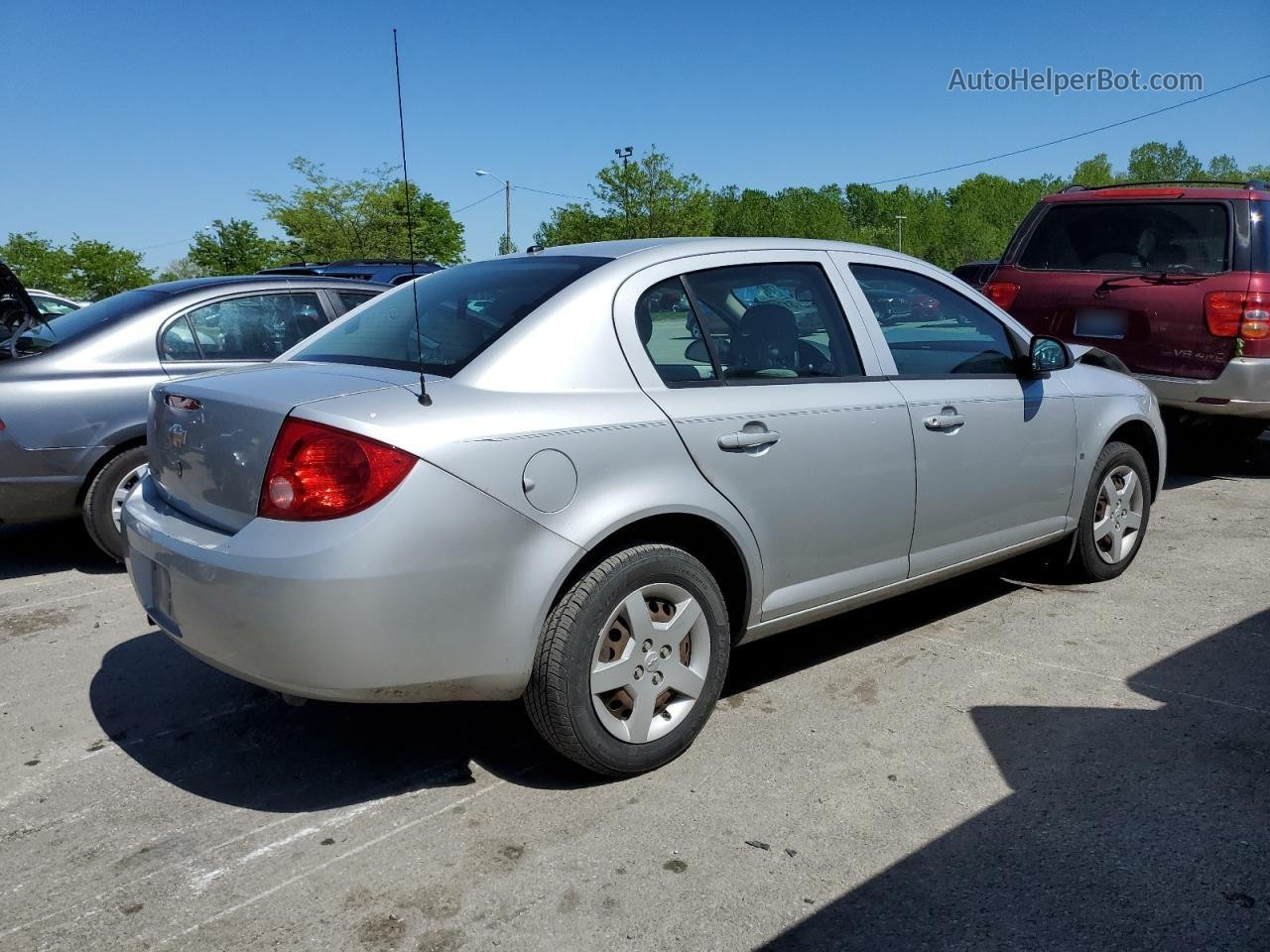 2008 Chevrolet Cobalt Ls Silver vin: 1G1AK58F287218179