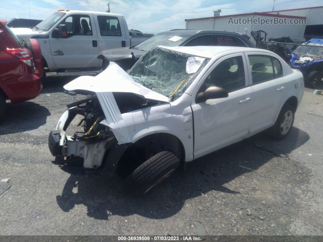 2007 Chevrolet Cobalt Ls White vin: 1G1AK58F477336751