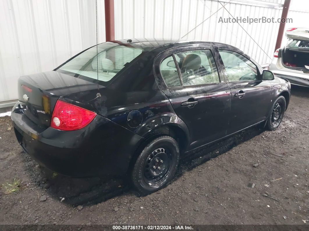 2008 Chevrolet Cobalt Ls Черный vin: 1G1AK58F487104846