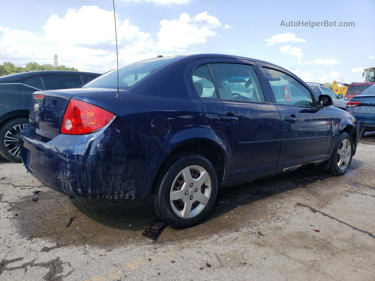 2008 Chevrolet Cobalt Ls Синий vin: 1G1AK58F487165310