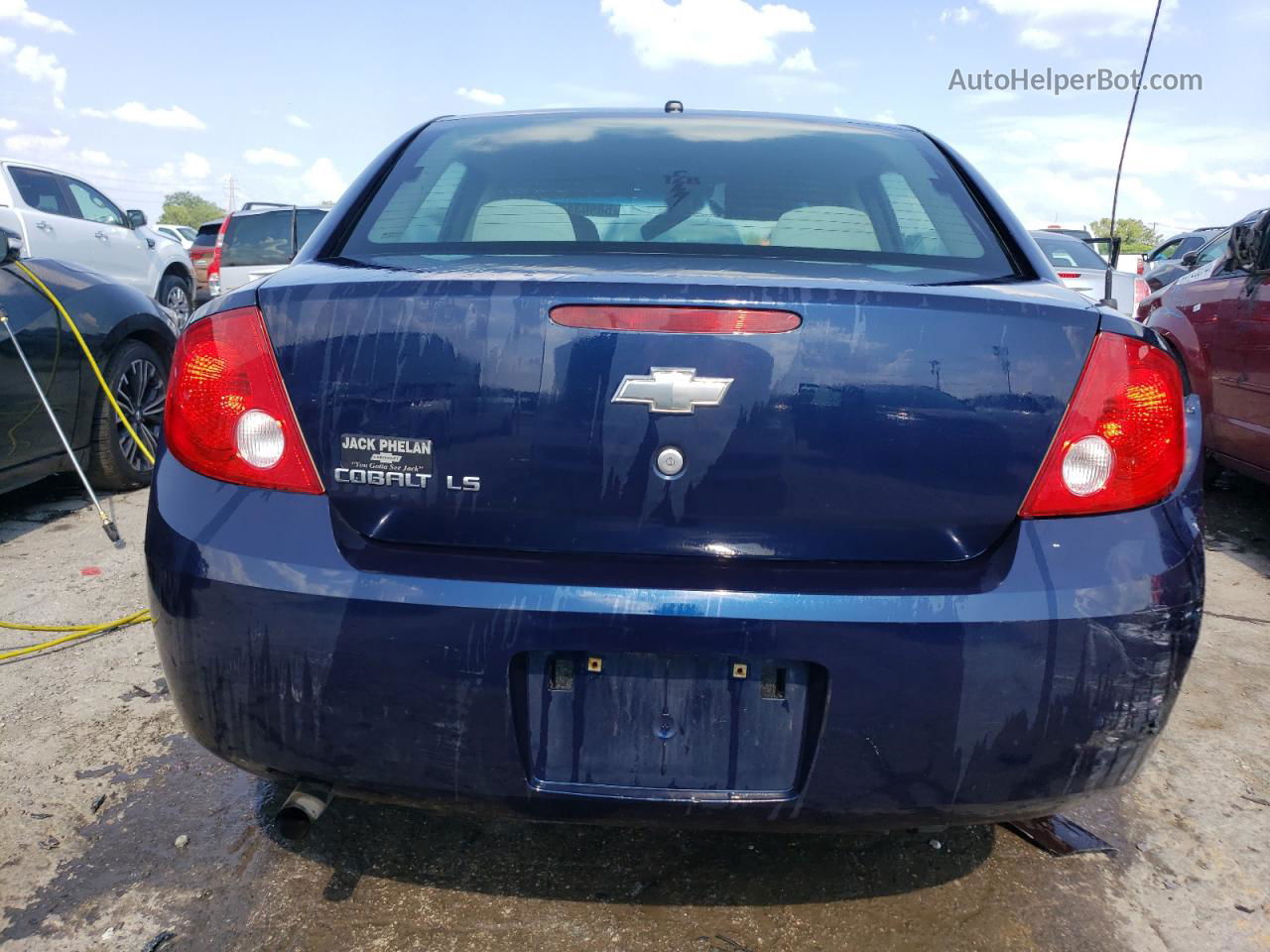 2008 Chevrolet Cobalt Ls Blue vin: 1G1AK58F487165310