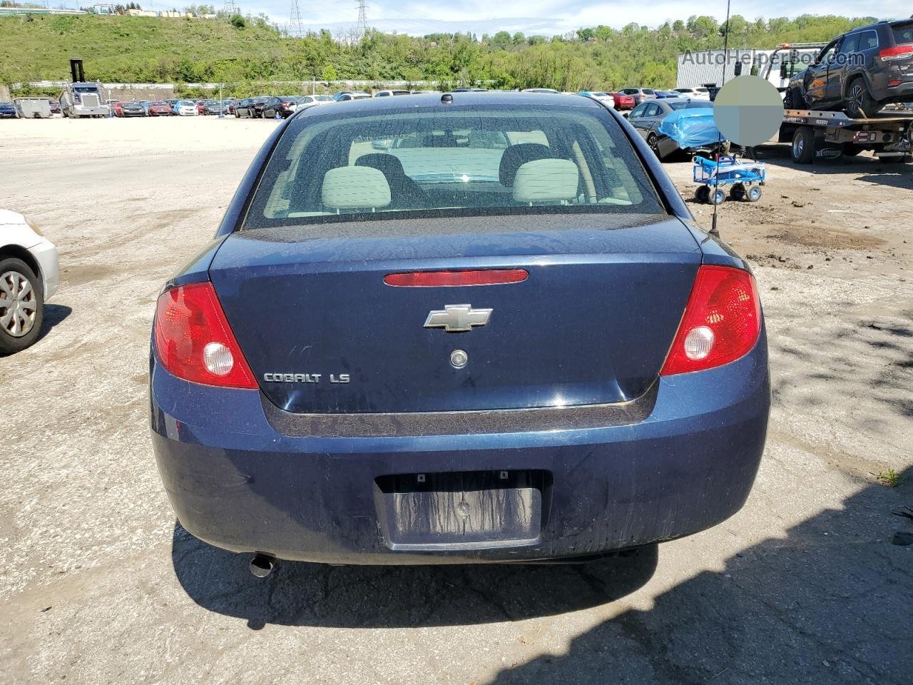 2008 Chevrolet Cobalt Ls Синий vin: 1G1AK58F487253886