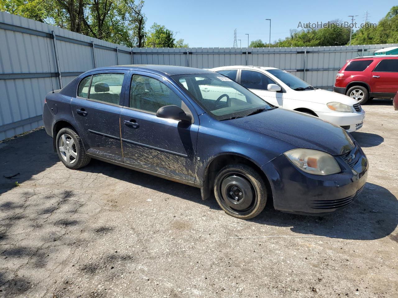 2008 Chevrolet Cobalt Ls Синий vin: 1G1AK58F487253886