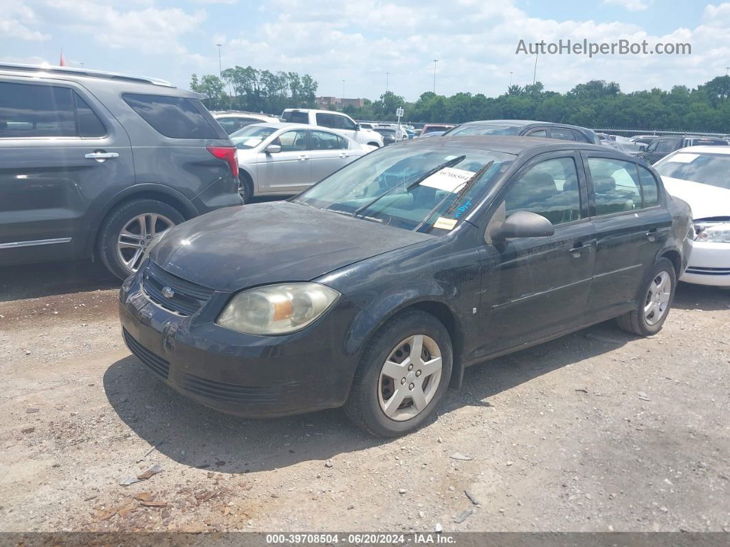 2008 Chevrolet Cobalt Ls Black vin: 1G1AK58F587163758