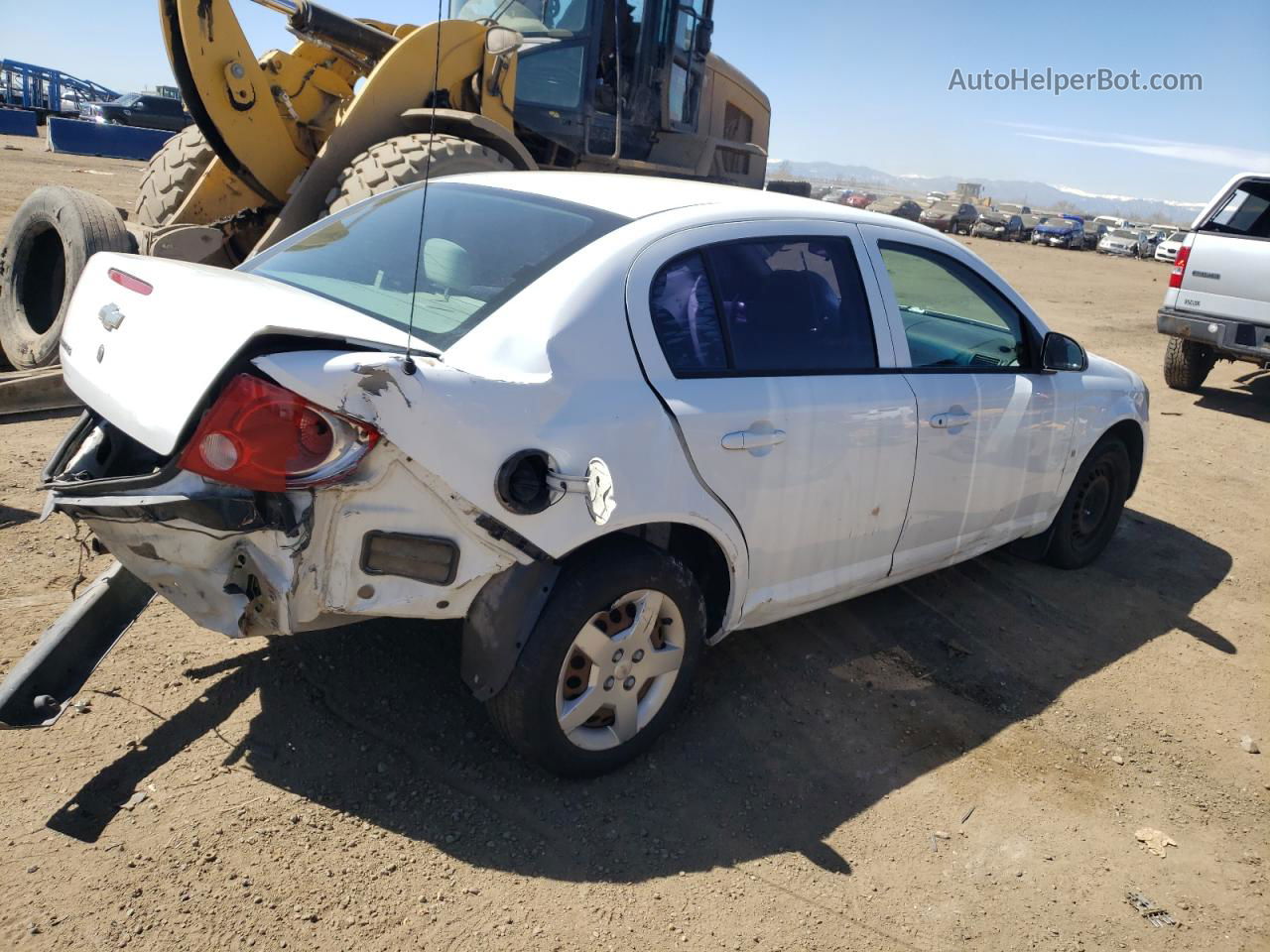 2008 Chevrolet Cobalt Ls White vin: 1G1AK58F587213400