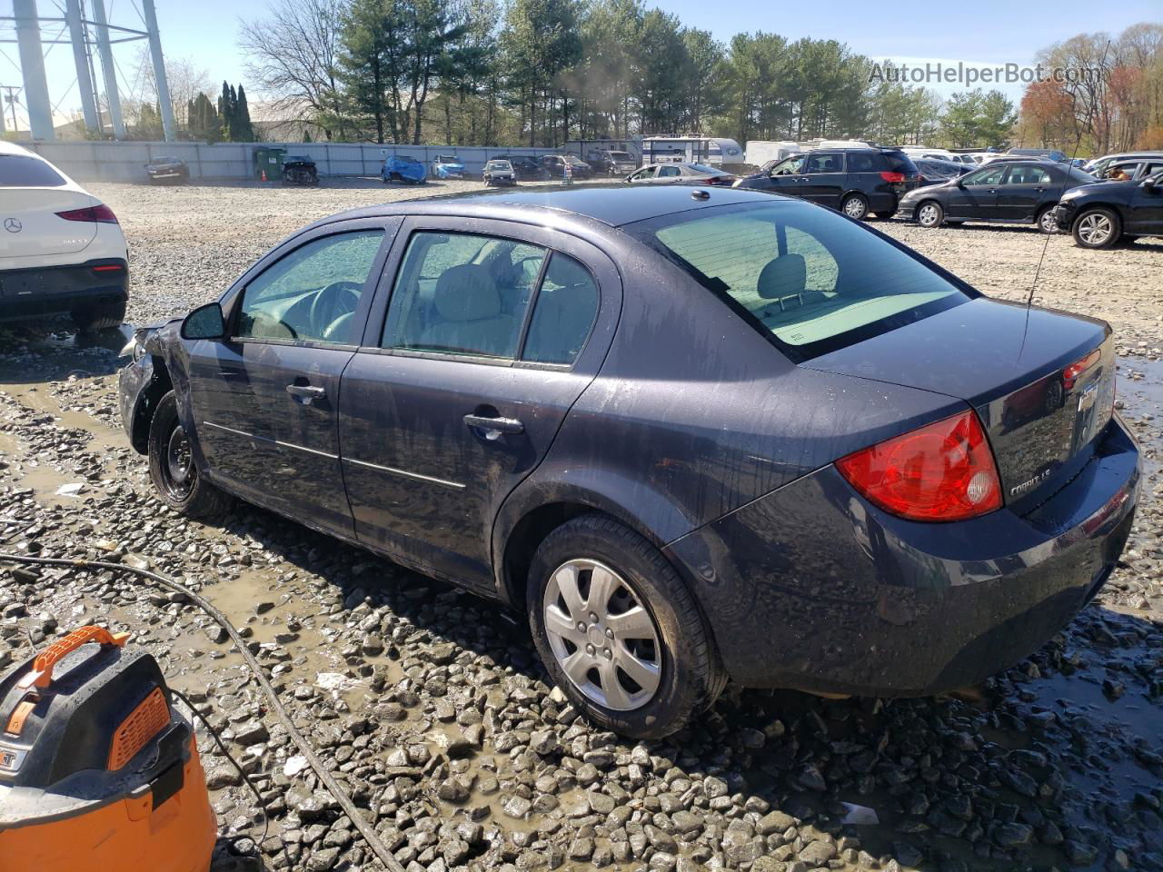 2008 Chevrolet Cobalt Ls Синий vin: 1G1AK58F587267750