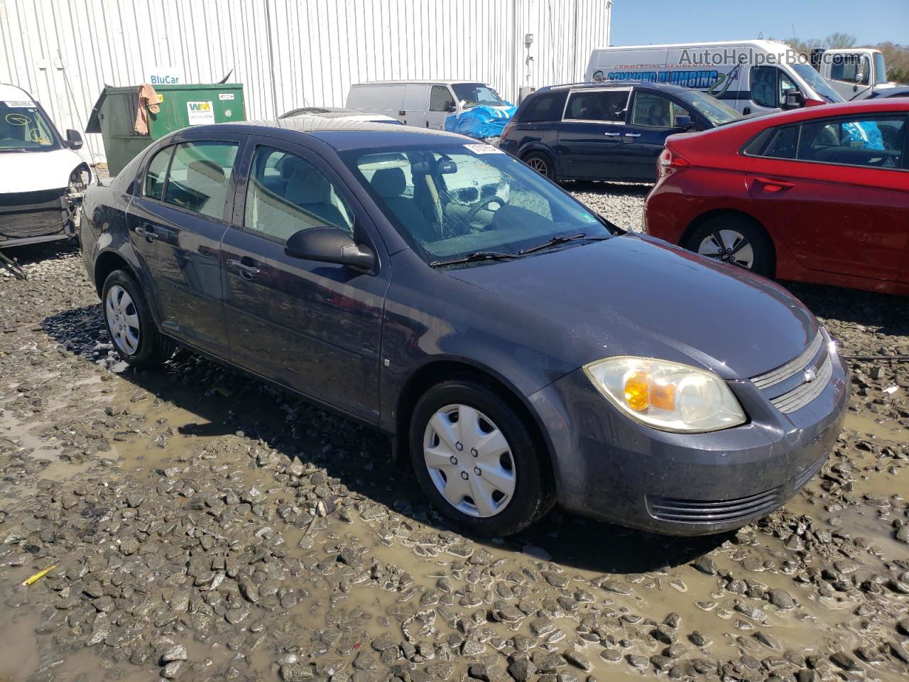 2008 Chevrolet Cobalt Ls Blue vin: 1G1AK58F587267750