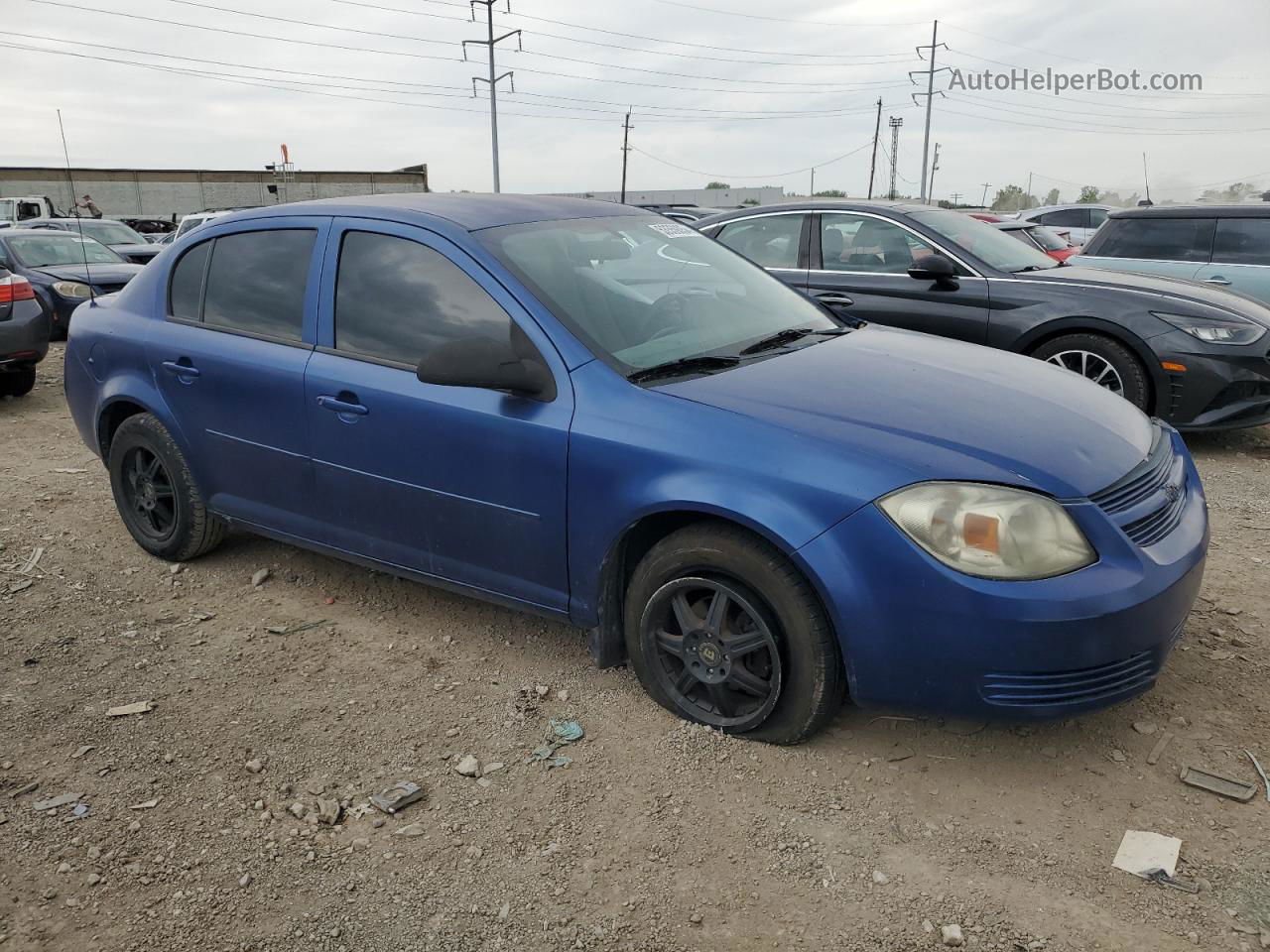 2008 Chevrolet Cobalt Ls Blue vin: 1G1AK58F587284564