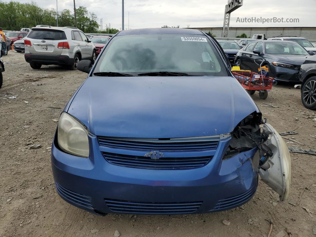 2008 Chevrolet Cobalt Ls Blue vin: 1G1AK58F587284564