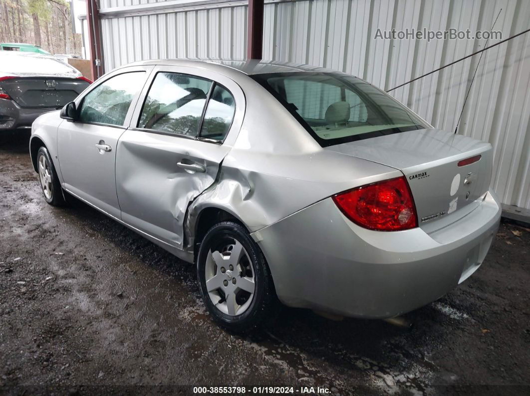 2008 Chevrolet Cobalt Ls Silver vin: 1G1AK58F587302318