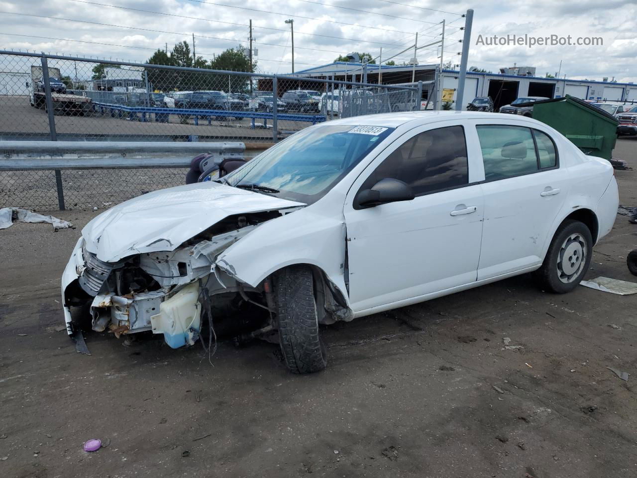 2008 Chevrolet Cobalt Ls White vin: 1G1AK58F587311861