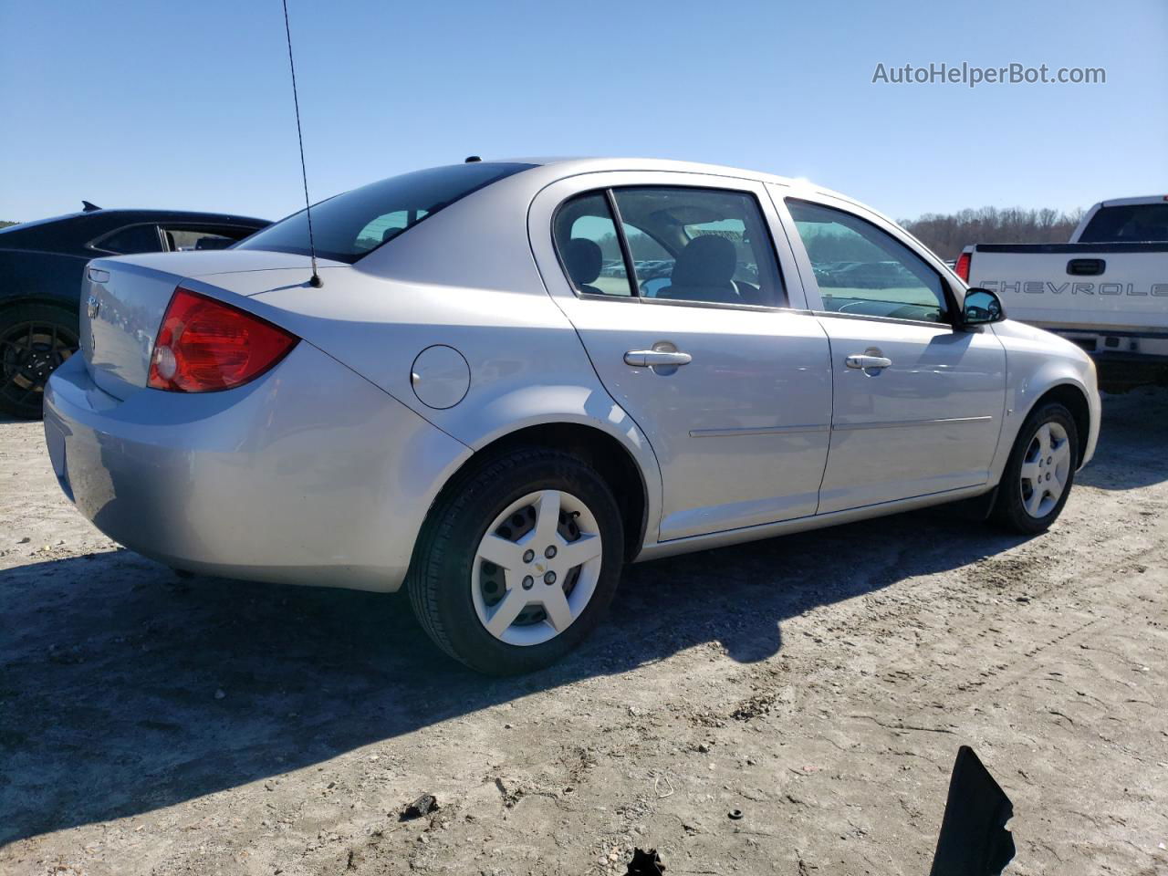 2008 Chevrolet Cobalt Ls Silver vin: 1G1AK58F587314596