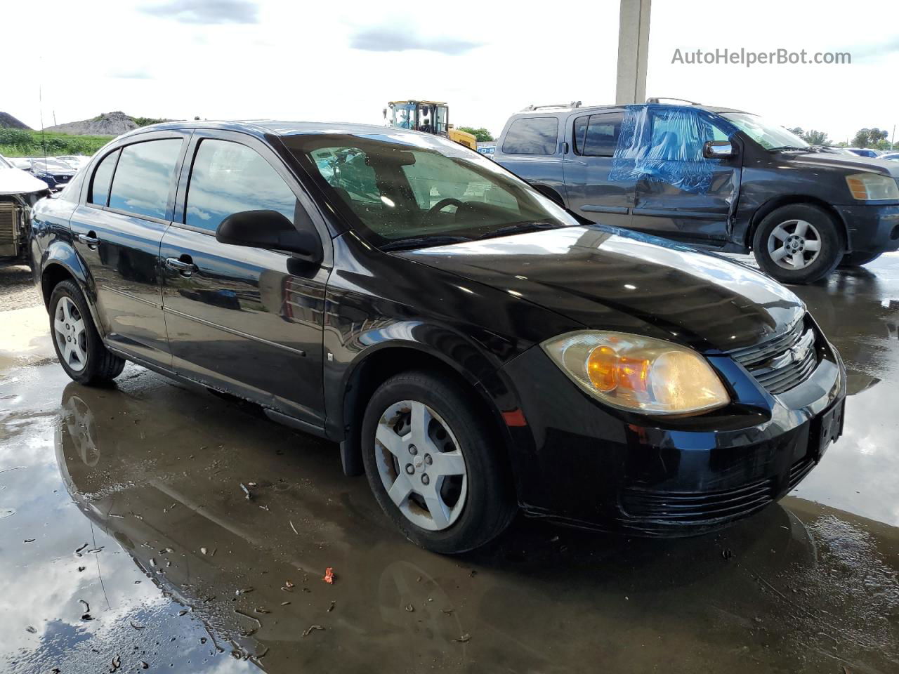 2008 Chevrolet Cobalt Ls Black vin: 1G1AK58F587350854