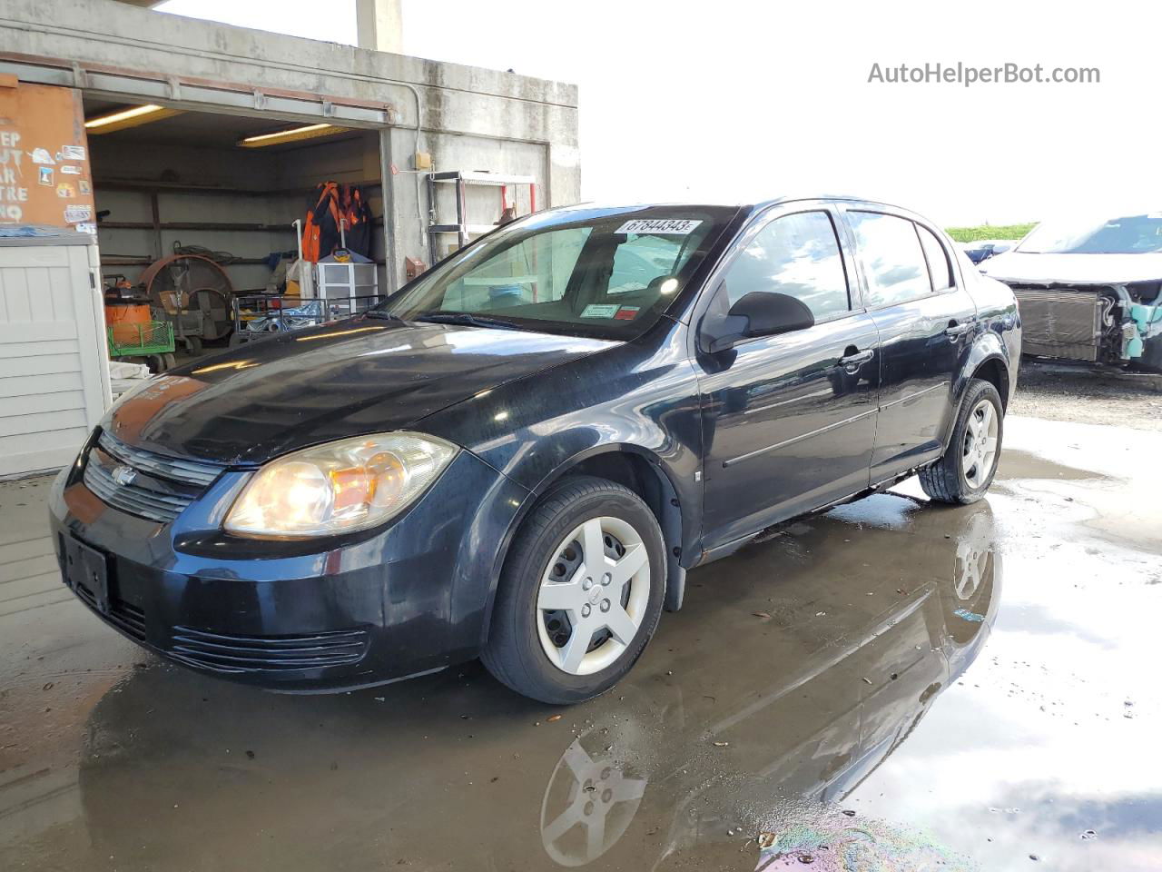 2008 Chevrolet Cobalt Ls Black vin: 1G1AK58F587350854