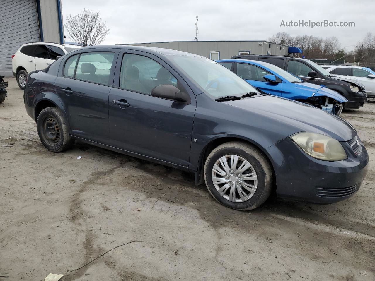 2008 Chevrolet Cobalt Ls Blue vin: 1G1AK58F687266235