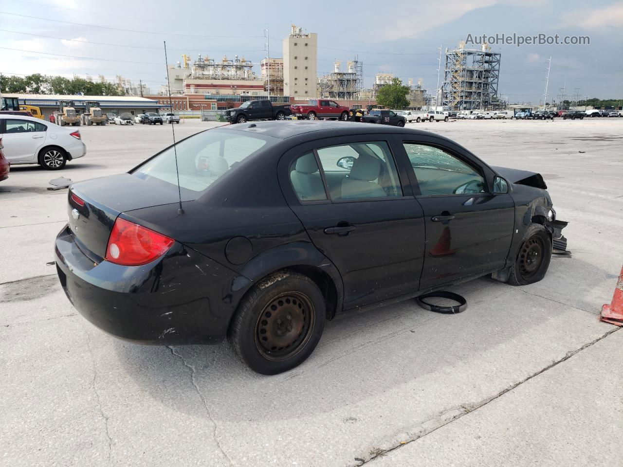 2008 Chevrolet Cobalt Ls Черный vin: 1G1AK58F787152020