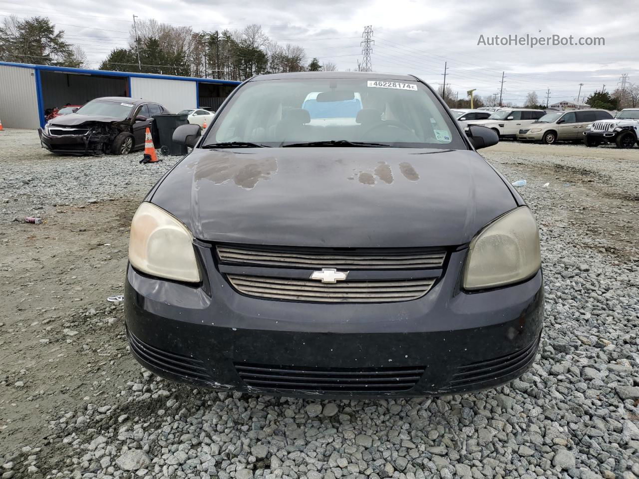 2008 Chevrolet Cobalt Ls Black vin: 1G1AK58F787275039